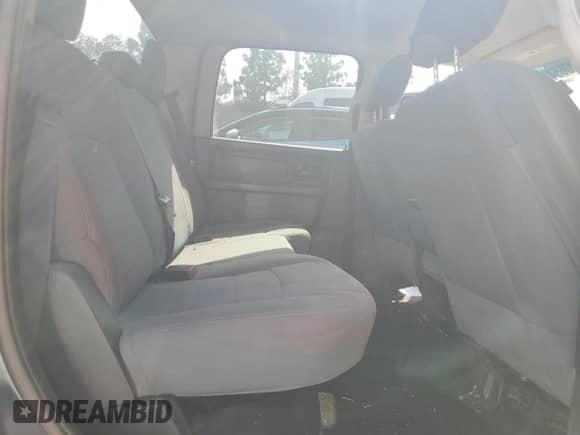 2014 Ram 1500 Tradesman z VIN 1C6RR6KG6ES456128, wystawiony jako Copart lot #56220654 z przebiegiem Nie podano mil oraz Szkoda całkowita • Salvage title. Historia ofert i sprzedaży dostępna na DreamBid. Obrazek 10.