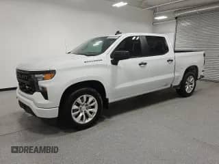 2023 Chevrolet Silverado 1500 Custom with VIN 1GCPABEK6PZ176848, listed as a Copart auction lot 70804605 with 83,660 mi miles and Clean title. Bid and sale history available at DreamBid. Image 1.
