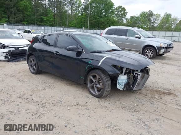 2019 Hyundai Veloster 2.0 with VIN KMHTG6AF4KU010391, listed as a IAAI auction lot 42158584 with 59,932 mi miles and . Bid and sale history available at DreamBid. Image 1.