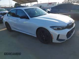 2023 BMW 3 Series M340i xDrive with VIN 3MW49FF09P8C88244, listed as a IAAI auction lot 42131672 with 23,330 mi miles and . Bid and sale history available at DreamBid. Image 1.