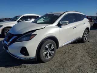 2023 Nissan Murano SV z VIN 5N1AZ2BJ2PC134833, wystawiony jako Copart lot #87033655 z przebiegiem 54 615 mil mil oraz Szkoda całkowita • Salvage title. Historia ofert i sprzedaży dostępna na DreamBid. Obrazek 1.