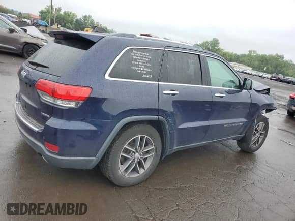 2018 Jeep Grand Cherokee Limited z VIN 1C4RJFBG4JC173506, wystawiony jako Copart lot #61385365 z przebiegiem 119 334 mil mil oraz Szkoda całkowita • Salvage title. Historia ofert i sprzedaży dostępna na DreamBid. Obrazek 3.