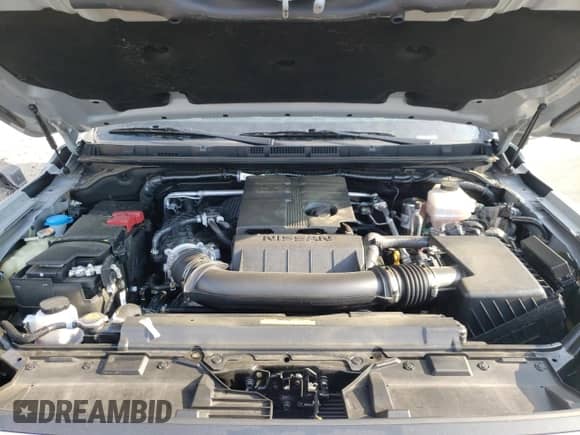 2025 Nissan Frontier Pro-X with VIN 1N6ED1EJ9SN619328, listed as a Copart auction lot 63809825 with 9,798 mi miles and Salvage title. Bid and sale history available at DreamBid. Image 11.