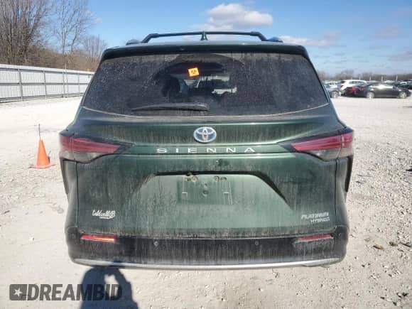 2024 Toyota Sienna Platinum с VIN 5TDERKEC2RS190050, выставлен на аукционе Copart как лот 42195075 с пробегом 42 747 миль миль и Списание • Salvage title. История ставок и продаж доступна на DreamBid. Изображение 6.