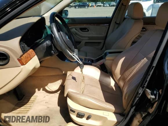 2000 BMW 5 Series 528i with VIN WBADM6341YGU29669, listed as a Copart auction lot 55398505 with Not provided miles and Salvage title. Bid and sale history available at DreamBid. Image 7.