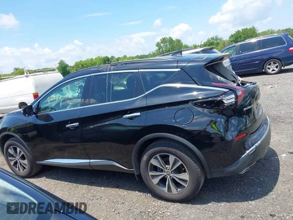 2023 Nissan Murano SV with VIN 5N1AZ2BS2PC141399, listed as a IAAI auction lot 42662712 with 43,971 mi miles and . Bid and sale history available at DreamBid. Image 14.