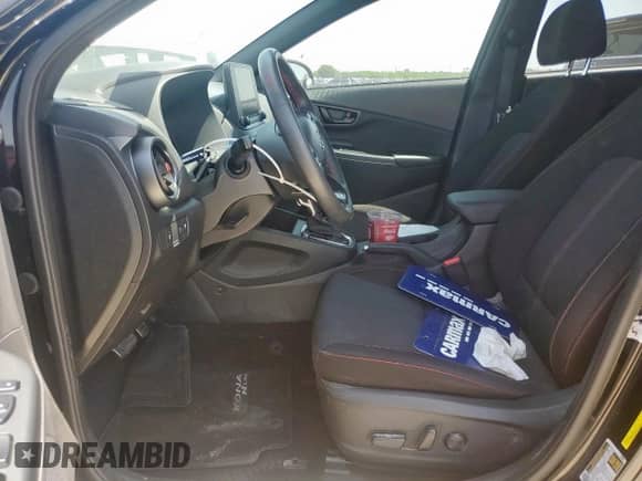 2022 Hyundai Kona N Line z VIN KM8K3CA39NU916438, wystawiony jako Copart lot #64560165 z przebiegiem 25 242 mil mil oraz Szkoda całkowita • Salvage title. Historia ofert i sprzedaży dostępna na DreamBid. Obrazek 7.