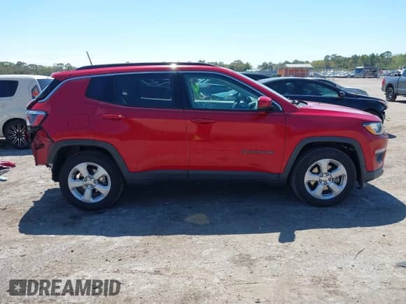 2020 Jeep Compass Latitude with VIN 3C4NJCBB8LT212512, listed as a IAAI auction lot 41796239 with 35,453 mi miles and . Bid and sale history available at DreamBid. Image 13.