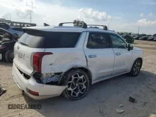 2022 Hyundai Palisade Calligraphy с VIN KM8R74HE6NU397770, выставлен на аукционе Copart как лот 72121894 с пробегом 44 687 миль миль и Списание • Salvage title. История ставок и продаж доступна на DreamBid. Изображение 3.