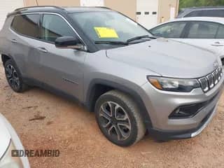 2022 Jeep Compass High Altitude with VIN 3C4NJDCB7NT126888, listed as a IAAI auction lot 42016938 with 46,924 mi miles and . Bid and sale history available at DreamBid. Image 1.