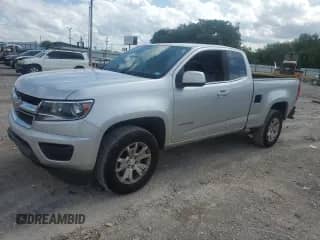 2020 Chevrolet Colorado 2WD LT with VIN 1GCHSCEA1L1158300, listed as a Copart auction lot 60923805 with 92,191 mi miles and Salvage title. Bid and sale history available at DreamBid. Image 1.