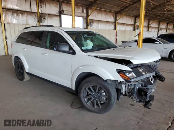 2020 Dodge Journey SE Value with VIN 3C4PDCAB5LT279764, listed as a Copart auction lot 66899755 with Not provided miles and Salvage title. Bid and sale history available at DreamBid. Image 4.