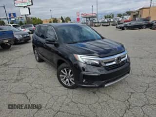 2022 Honda Pilot EX-L z VIN 5FNYF5H58NB038745, wystawiony jako Copart lot #87261535 z przebiegiem 24 447 mil mil oraz Szkoda całkowita • Salvage title. Historia ofert i sprzedaży dostępna na DreamBid. Obrazek 1.