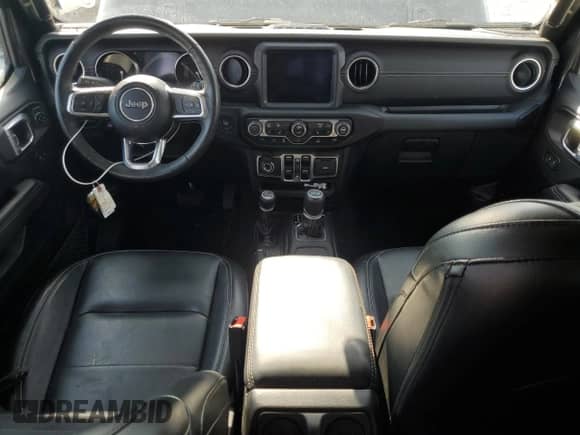 2022 Jeep Wrangler Unlimited Sahara with VIN 1C4JJXP65NW280524, listed as a Copart auction lot 69735105 with Not provided miles and Salvage title. Bid and sale history available at DreamBid. Image 8.