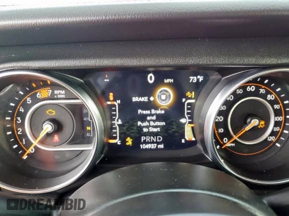 2022 Jeep Wrangler Unlimited Sahara с VIN 1C4HJXEN0NW106045, выставлен на аукционе Copart как лот 61257055 с пробегом 104 937 миль миль и Списание • Salvage title. История ставок и продаж доступна на DreamBid. Изображение 9.