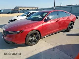 2025 Honda Accord Sport-L with VIN 1HGCY2F74SA036939, listed as a Copart auction lot 71854355 with 2,360 mi miles and Salvage title. Bid and sale history available at DreamBid. Image 1.