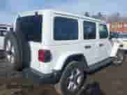 2021 Jeep Wrangler Unlimited Sahara with VIN 1C4HJXEG9MW532302, listed as a IAAI auction lot 41646755 with 32,893 mi miles and . Bid and sale history available at DreamBid. Image 4.