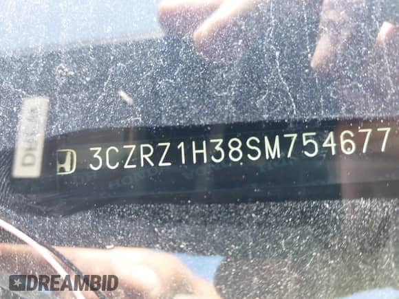 2025 Honda HR-V LX с VIN 3CZRZ1H38SM754677, выставлен на аукционе IAAI как лот 43484588 с пробегом 2 017 миль миль и . История ставок и продаж доступна на DreamBid. Изображение 20.