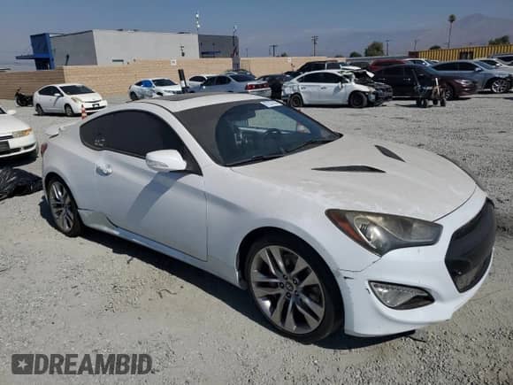 2014 Hyundai Genesis Coupe Ultimate с VIN KMHHU6KJ9EU113487, выставлен на аукционе Copart как лот 67207065 с пробегом 118 661 миль миль и Списание • Salvage title. История ставок и продаж доступна на DreamBid. Изображение 4.