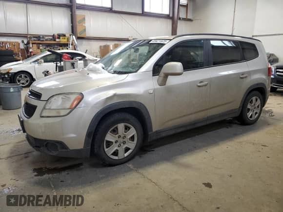 2012 Chevrolet Orlando 1LT с VIN KL77P2EM4CK576746, выставлен на аукционе Copart как лот 49421525 с пробегом 183 398 миль миль и Списание • Salvage title. История ставок и продаж доступна на DreamBid. Изображение 1.