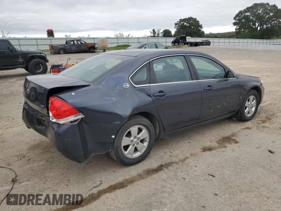 2008 Chevrolet Impala LT с VIN 2G1WT55K381271166, выставлен на аукционе Copart как лот 84034825 с пробегом 56 652 миль миль и На запчасти • Non repairable. История ставок и продаж доступна на DreamBid. Изображение 3.