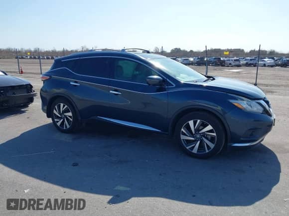 2017 Nissan Murano SV z VIN 5N1AZ2MG9HN128566, wystawiony jako IAAI lot #41453957 z przebiegiem 112 300 mil mil oraz . Historia ofert i sprzedaży dostępna na DreamBid. Obrazek 13.