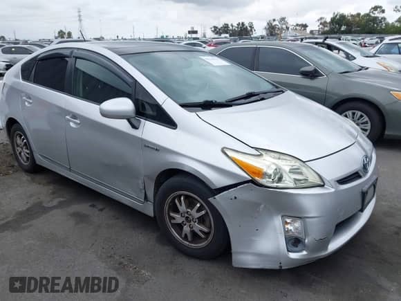 2011 Toyota Prius I with VIN JTDKN3DU9B0294591, listed as a IAAI auction lot 43316236 with 272,855 mi miles and . Bid and sale history available at DreamBid. Image 1.
