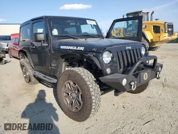 2018 Jeep Wrangler Sport with VIN 1C4AJWAG7JL802965, listed as a Copart auction lot 44638155 with 122,317 mi miles and Salvage title. Bid and sale history available at DreamBid. Image 4.