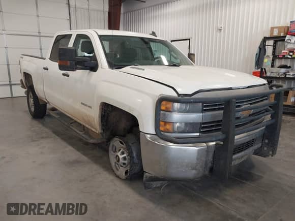 2016 Chevrolet Silverado 2500HD Work Truck with VIN 1GC1KUE80GF124569, listed as a IAAI auction lot 42915578 with 115,052 mi miles and . Bid and sale history available at DreamBid. Image 1.