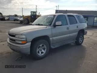 2001 Chevrolet Tahoe LT with VIN 1GNEK13T11J222092, listed as a Copart auction lot 70934935 with Not provided miles and Salvage title. Bid and sale history available at DreamBid. Image 1.