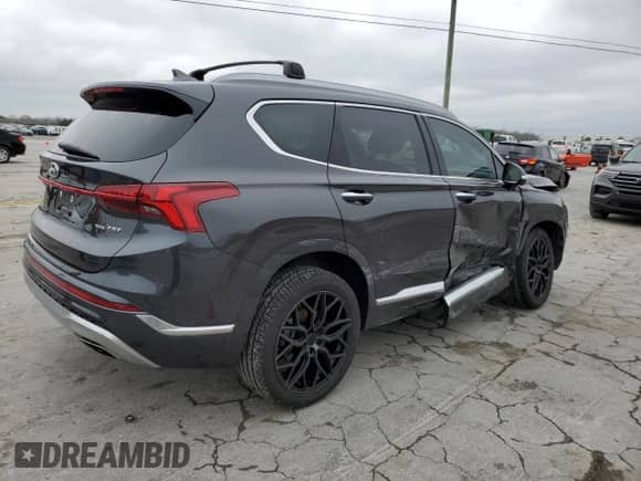 2021 Hyundai Santa Fe Calligraphy z VIN 5NMS5DAL4MH365037, wystawiony jako Copart lot #51372475 z przebiegiem 49 196 mil mil oraz Szkoda całkowita • Salvage title. Historia ofert i sprzedaży dostępna na DreamBid. Obrazek 3.