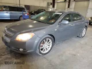 2008 Chevrolet Malibu LTZ with VIN 1G1ZK57748F293243, listed as a Copart auction lot 68510265 with 163,072 mi miles and Salvage title. Bid and sale history available at DreamBid. Image 1.