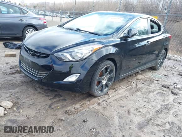 2011 Hyundai Elantra Limited with VIN KMHDH4AE3BU170436, listed as a IAAI auction lot 41877202 with 174,142 mi miles and . Bid and sale history available at DreamBid. Image 2.