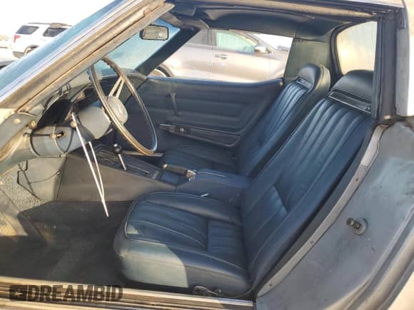 1973 Chevrolet Corvette с VIN 1Z37J3S419661, выставлен на аукционе Copart как лот 84802824 с пробегом 35 108 миль миль и На запчасти • Non repairable. История ставок и продаж доступна на DreamBid. Изображение 7.