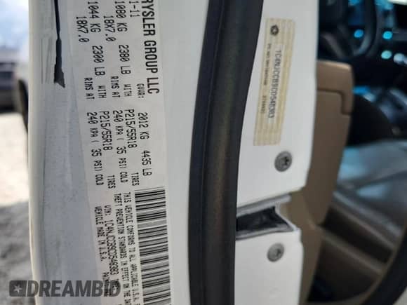 2012 Jeep Compass Limited с VIN 1C4NJCCB9CD548383, выставлен на аукционе Copart как лот 64979365 с пробегом 238 825 миль миль и Списание • Salvage title. История ставок и продаж доступна на DreamBid. Изображение 13.