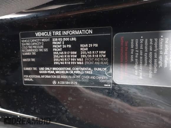 2005 Mercedes-Benz SL 500 с VIN WDBSK75F75F098102, выставлен на аукционе IAAI как лот 43236017 с пробегом 51 602 миль миль и . История ставок и продаж доступна на DreamBid. Изображение 9.