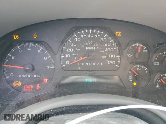 2008 Chevrolet TrailBlazer 1LT с VIN 1GNDT13S082114423, выставлен на аукционе Copart как лот 84407165 с пробегом 184 611 миль миль и На запчасти • Non repairable. История ставок и продаж доступна на DreamBid. Изображение 9.