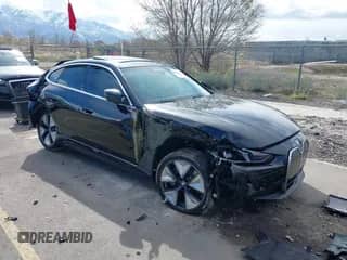 2025 BMW i4 xDrive40 with VIN WBY43HD03SFU60723, listed as a IAAI auction lot 41934522 with 361 mi miles and . Bid and sale history available at DreamBid. Image 1.