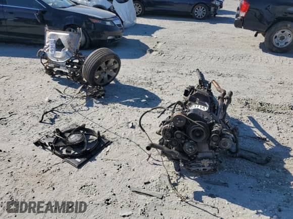 2004 BMW 5 Series 530i with VIN WBANA73554B047809, listed as a Copart auction lot 80371415 with Not provided miles and Salvage title. Bid and sale history available at DreamBid. Image 12.