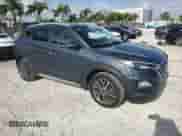 2019 Hyundai Tucson Ultimate with VIN KM8J3CAL4KU013265, listed as a Copart auction lot 60813995 with 52,123 mi miles and Salvage title. Bid and sale history available at DreamBid. Image 4.