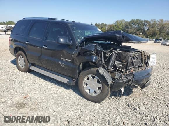 2005 Cadillac Escalade with VIN 1GYEC63N95R206311, listed as a Copart auction lot 75746754 with 85,037 mi miles and Salvage title. Bid and sale history available at DreamBid. Image 4.
