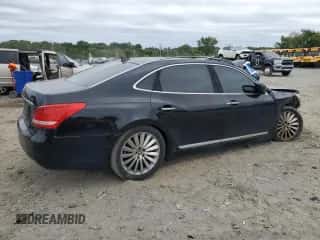 2014 Hyundai Equus Signature z VIN KMHGH4JHXEU090515, wystawiony jako Copart lot #69277235 z przebiegiem 126 614 mil mil oraz Szkoda całkowita • Salvage title. Historia ofert i sprzedaży dostępna na DreamBid. Obrazek 3.