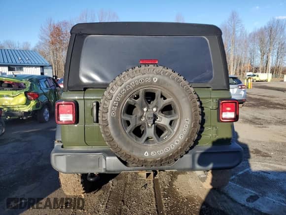 2021 Jeep Wrangler Unlimited Sport Altitude с VIN 1C4HJXDG7MW581192, выставлен на аукционе Copart как лот 86599654 с пробегом 38 065 миль миль и Списание • Salvage title. История ставок и продаж доступна на DreamBid. Изображение 6.