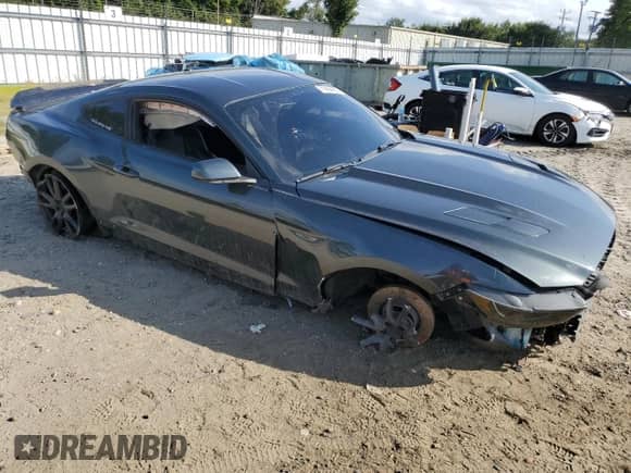 2015 Ford Mustang GT Premium with VIN 1FA6P8CF4F5299594, listed as a Copart auction lot 71454485 with 66,477 mi miles and Salvage title. Bid and sale history available at DreamBid. Image 4.