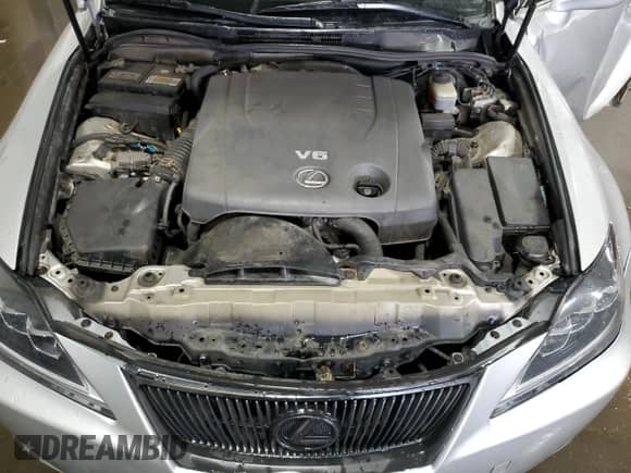 2007 Lexus IS 250 with VIN JTHCK262872014835, listed as a Copart auction lot 61559185 with 233,151 mi miles and Salvage title. Bid and sale history available at DreamBid. Image 11.