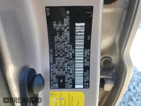 2004 Toyota Highlander с VIN JTEEP21A940010211, выставлен на аукционе Copart как лот 84545805 с пробегом 149 903 миль миль и Чистый • Clean title. История ставок и продаж доступна на DreamBid. Изображение 13.