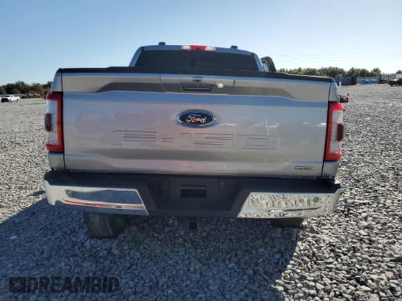 2022 Ford F-150 Lariat with VIN 1FTFW1E88NKF15515, listed as a Copart auction lot 86834315 with 48,129 mi miles and Salvage title. Bid and sale history available at DreamBid. Image 6.