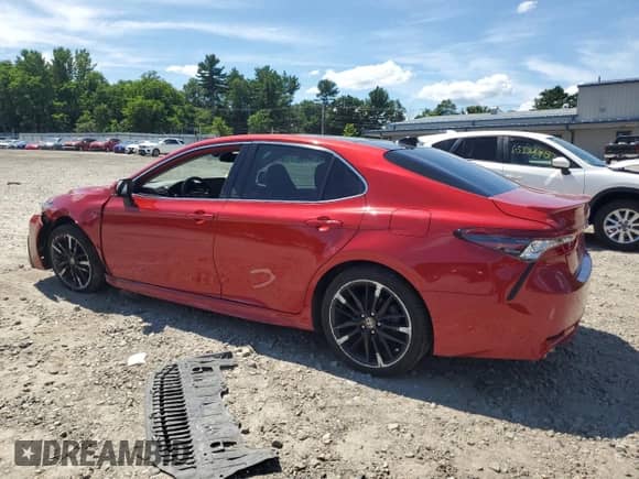 2022 Toyota Camry XSE with VIN 4T1K61BK4NU068017, listed as a Copart auction lot 65022685 with 25,691 mi miles and Non repairable. Bid and sale history available at DreamBid. Image 2.