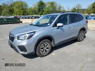 2020 Subaru Forester Premium with VIN JF2SKAJC9LH470410, listed as a Copart auction lot 80708245 with 61,370 mi miles and Salvage title. Bid and sale history available at DreamBid. Image 1.