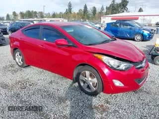 2013 Hyundai Elantra GLS with VIN KMHDH4AE9DU934387, listed as a IAAI auction lot 43345195 with 93,871 mi miles and . Bid and sale history available at DreamBid. Image 1.